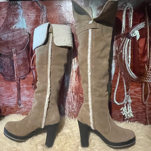 Kelsi Dagger OTK suede boots - Picture 13 of 16